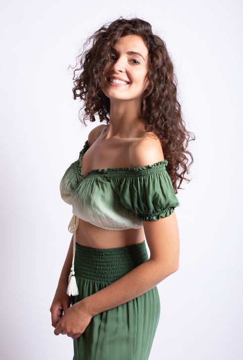 Belle off-shoulder top
